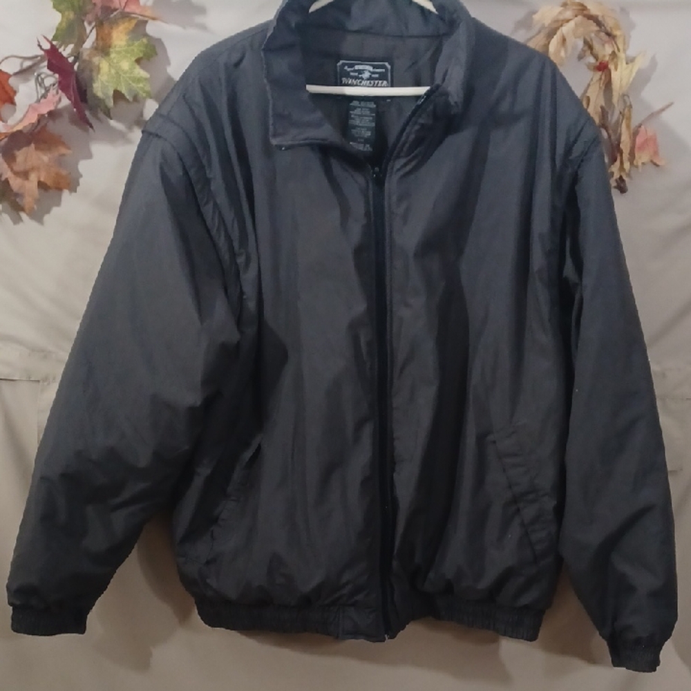 Men's Dark Gray Windbreaker by Winchester